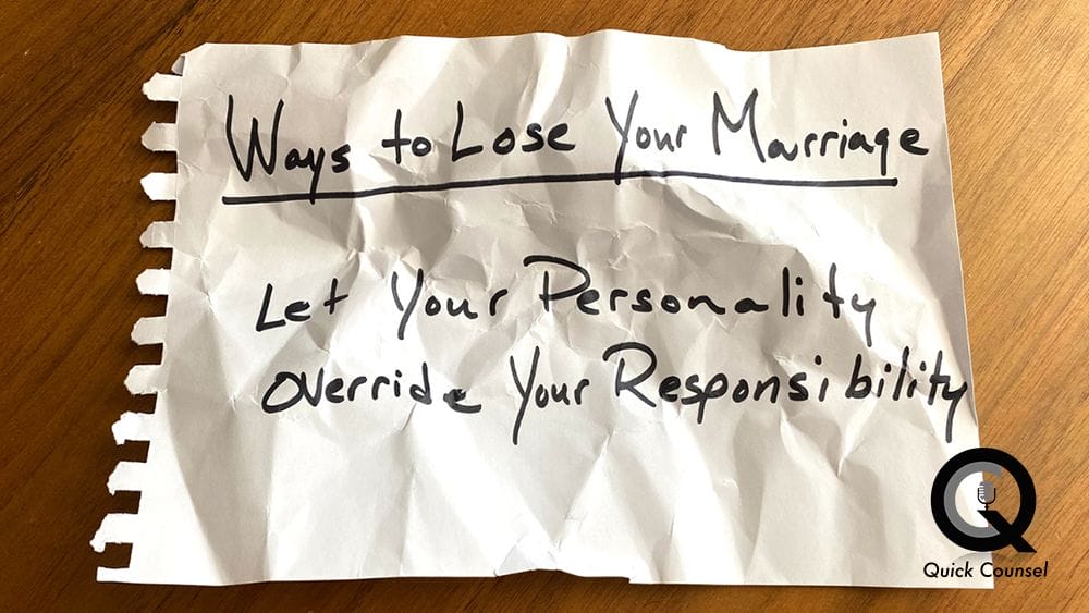 #45 The List: Let Your Personality Override Your Responsibility
