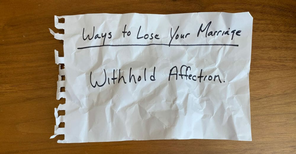 #55 The List - Withhold Affection